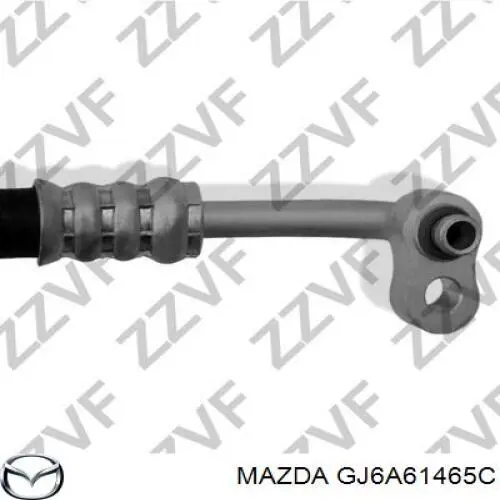 GJ6A61465C Mazda шланг кондиціонера, від радіатора до випарника