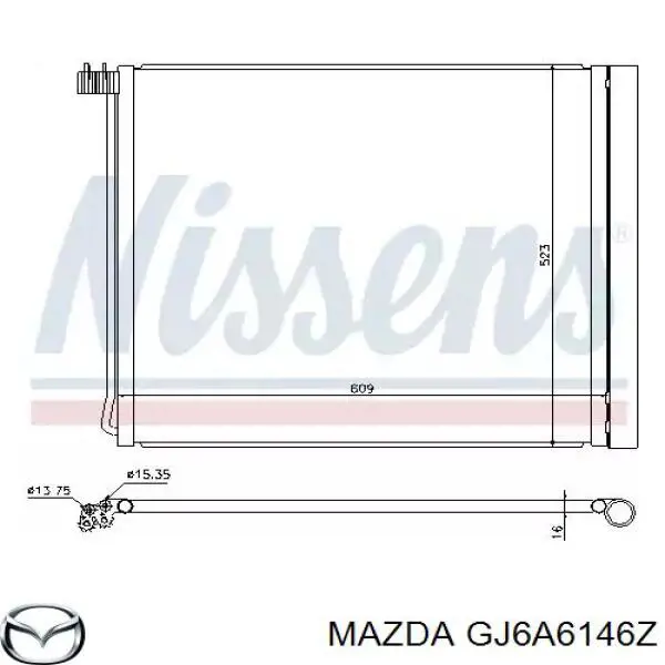  Mazda GJ6A6146Z ціна, від 23.90 USD