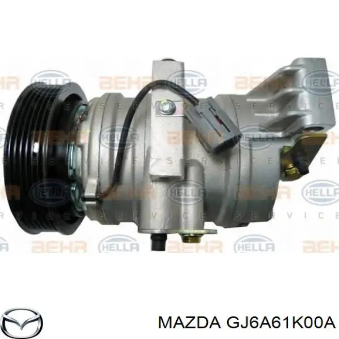 Компресор системи кондиціювання Mazda GJ6A61K00A ціна, від 111.11 USD