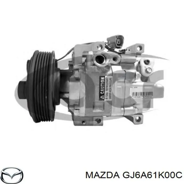 Компресор системи кондиціювання Mazda GJ6A61K00C ціна, від 112.87 USD