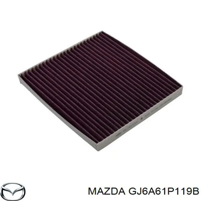 Фільтр повітряний обігрівача Mazda GJ6A61P119B ціна, від 6.22 USD