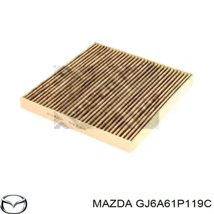 Фільтр повітряний обігрівача Mazda GJ6A61P119C ціна, від 4.60 USD