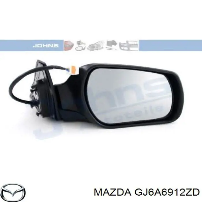 Купити GR2F6912ZB Mazda Дзеркало праве