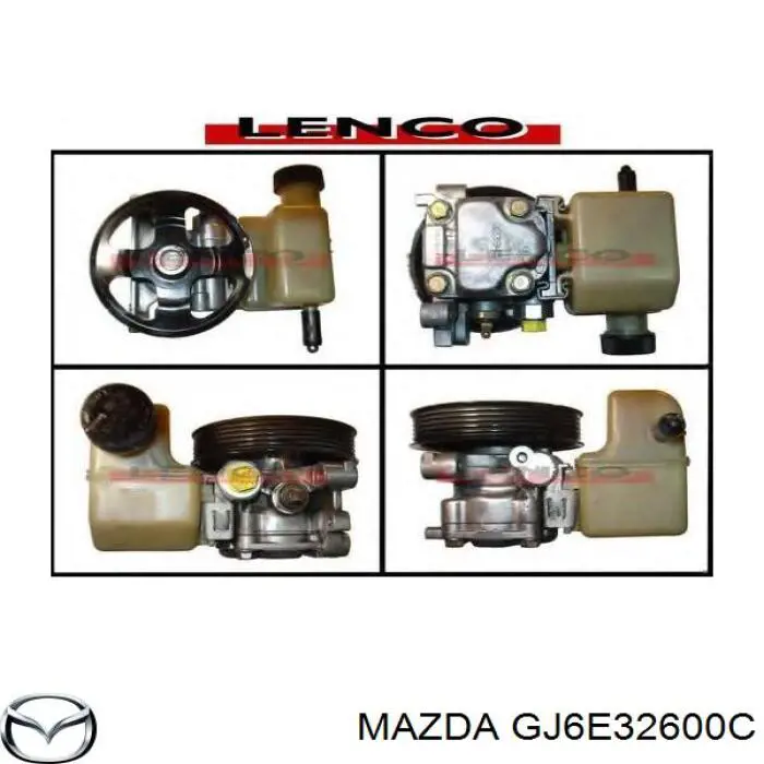 GJ6E32600C Mazda насос гідропідсилювача керма (гпк)