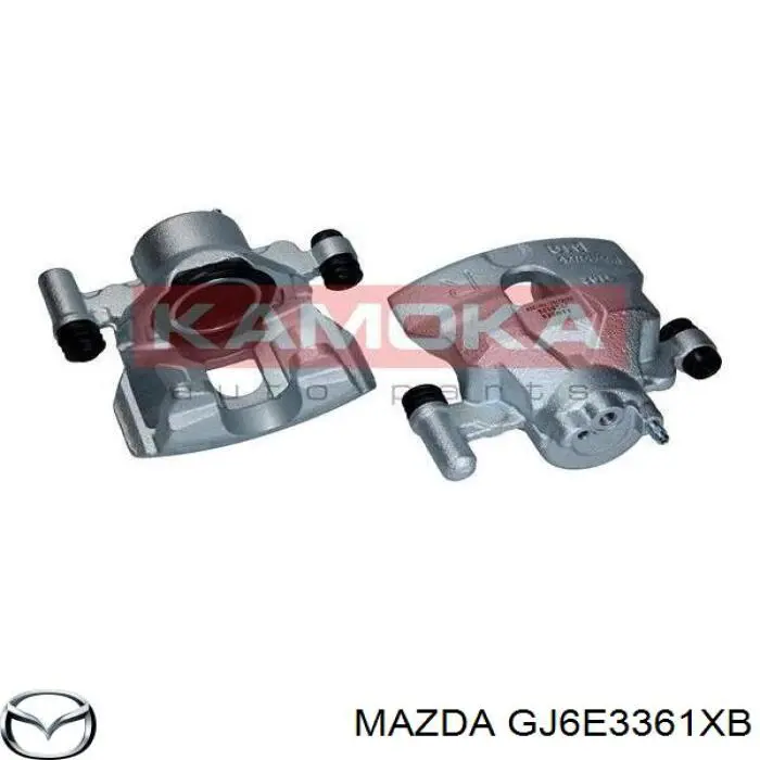 Супорт гальмівний передній правий GJ6E3361XB Mazda