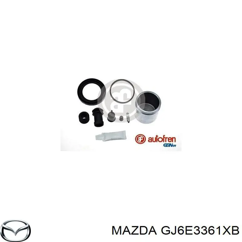 Супорт гальмівний передній правий Mazda GJ6E3361XB ціна, від 27.62 USD