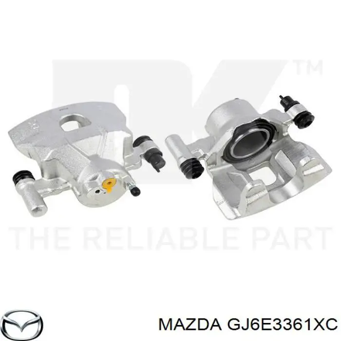 Купити GJ6E3361XC Mazda Супорт гальмівний передній правий