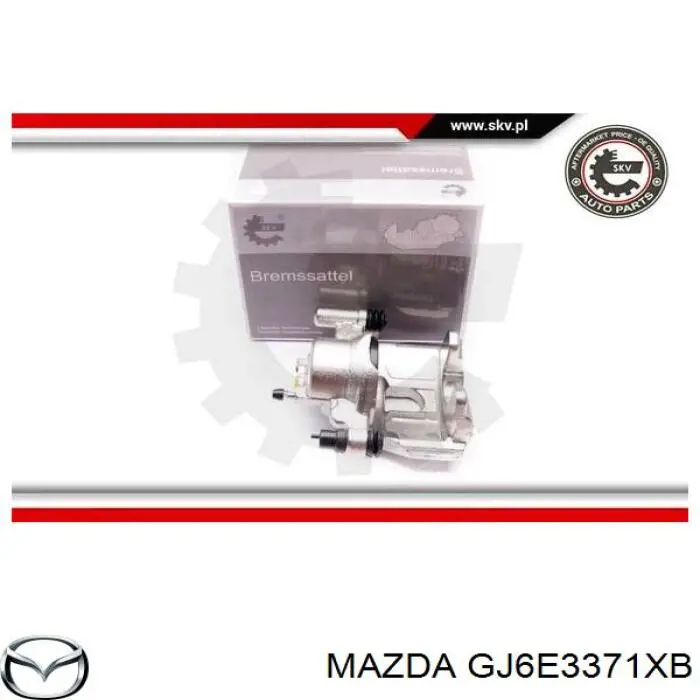 Купити GJ6E3371XB Mazda Супорт гальмівний передній лівий