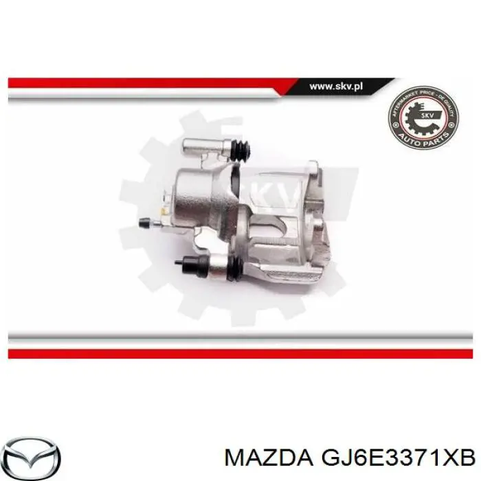Супорт гальмівний передній лівий Mazda GJ6E3371XB ціна, від 25.33 USD