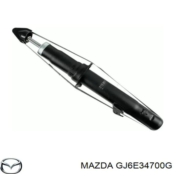 Амортизатор передній, правий Mazda GJ6E34700G ціна, від 25.40 USD