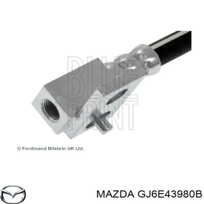 Шланг гальмівний передній, правий Mazda GJ6E43980B ціна, від 26.54 USD