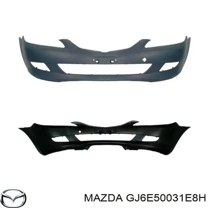 Купити GJ6E50031E8H Mazda Буфер (бампер) передній