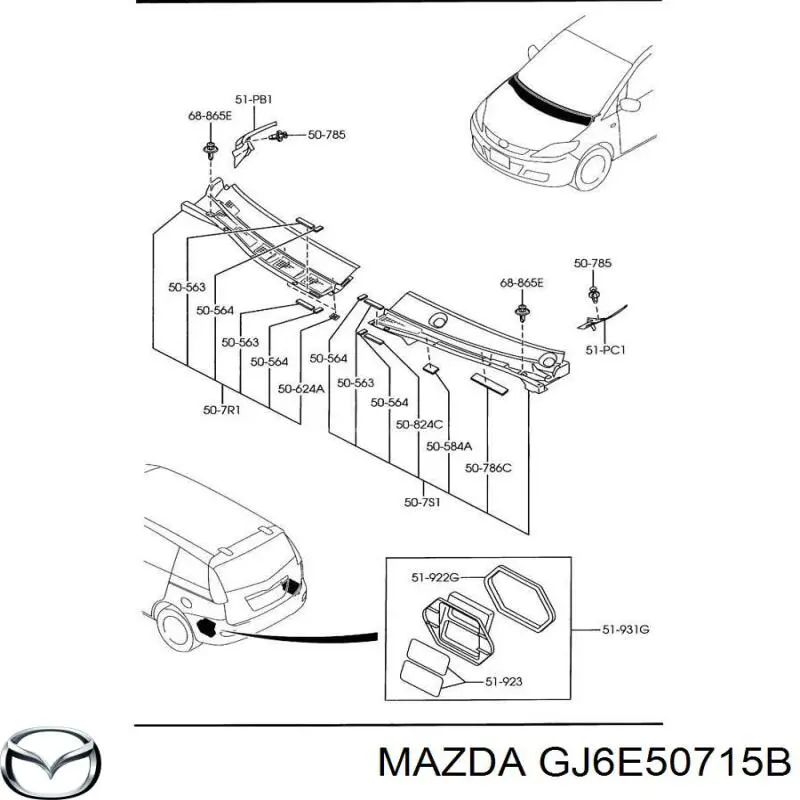 GJ6E50715B Mazda 