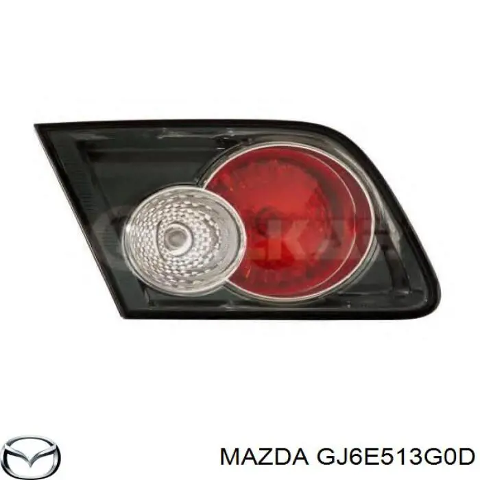 GJ6E513F0D Mazda ліхтар задній лівий, внутрішній