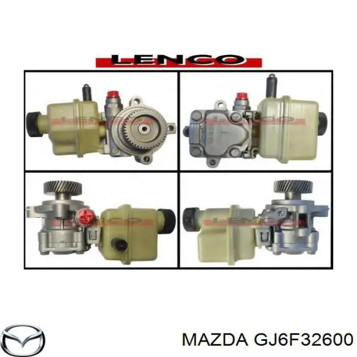 GJ6F32600 Mazda Насос гідропідсилювача