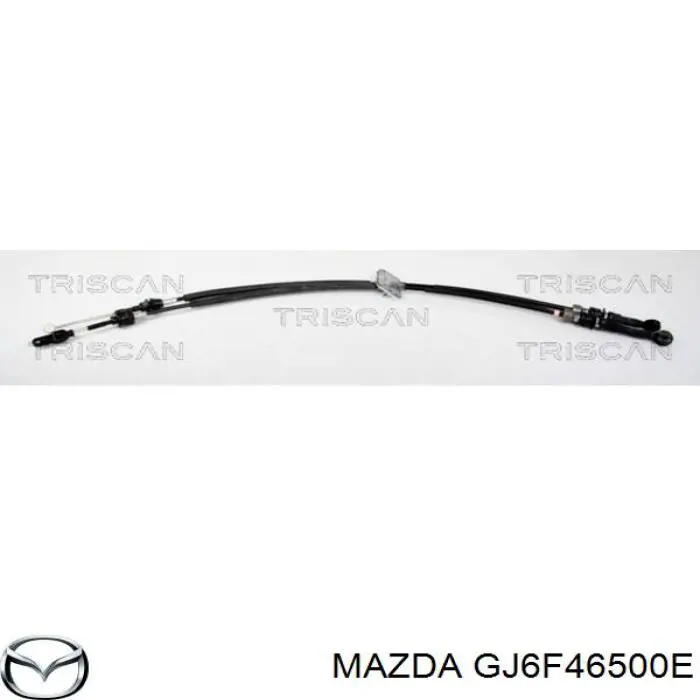 Трос перемикання передач, здвоєний Mazda GJ6F46500C ціна, від 55.68 USD