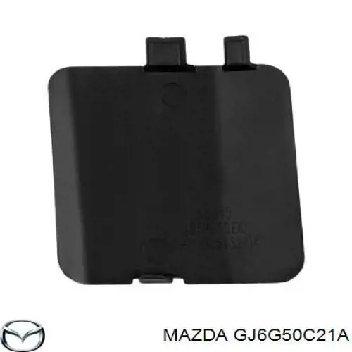 GJ6G50C21A Mazda заглушка/ решітка протитуманних фар бампера переднього, ліва