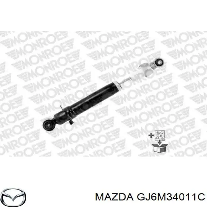 Пружина передня, ліва Mazda GJ6M34011C ціна, від 38.01 USD