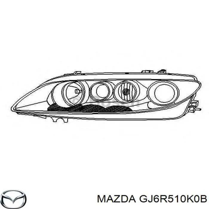 Купити GJ6R510K0B Mazda Права блок фара