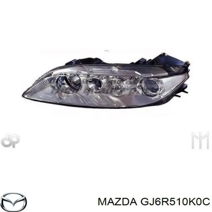 Фара правая Mazda GJ6R510K0C ціна, від 134.89 USD