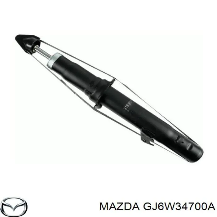 Купити GJ6W34700A Mazda Амортизатор передній, правий