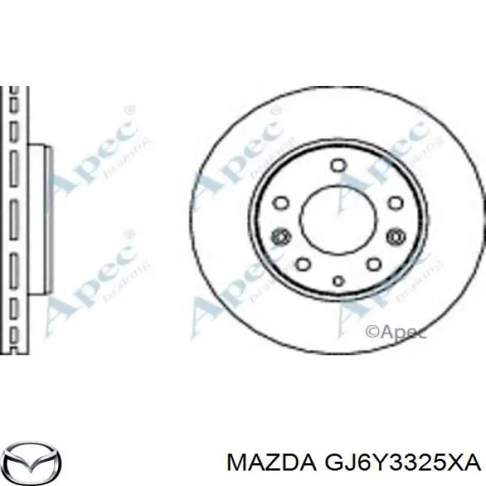 Купити GJ6Y3325XA Mazda Ротор гальмівний