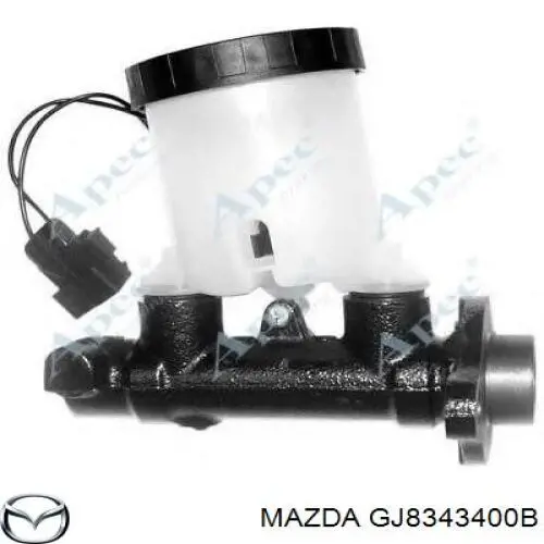 Купити GJ8343400B Mazda Головний гальмівний циліндр