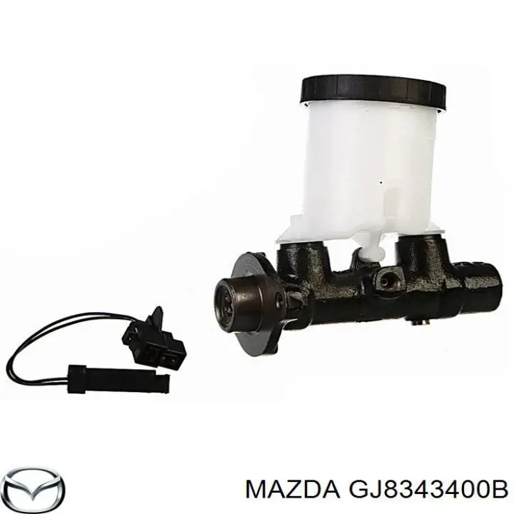 Циліндр головний гальма (Гідротормоз) Mazda GJ8343400B ціна, від 63.98 USD
