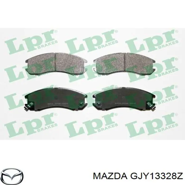 Колодки гальмівні передні, дискові GJY13328Z Mazda