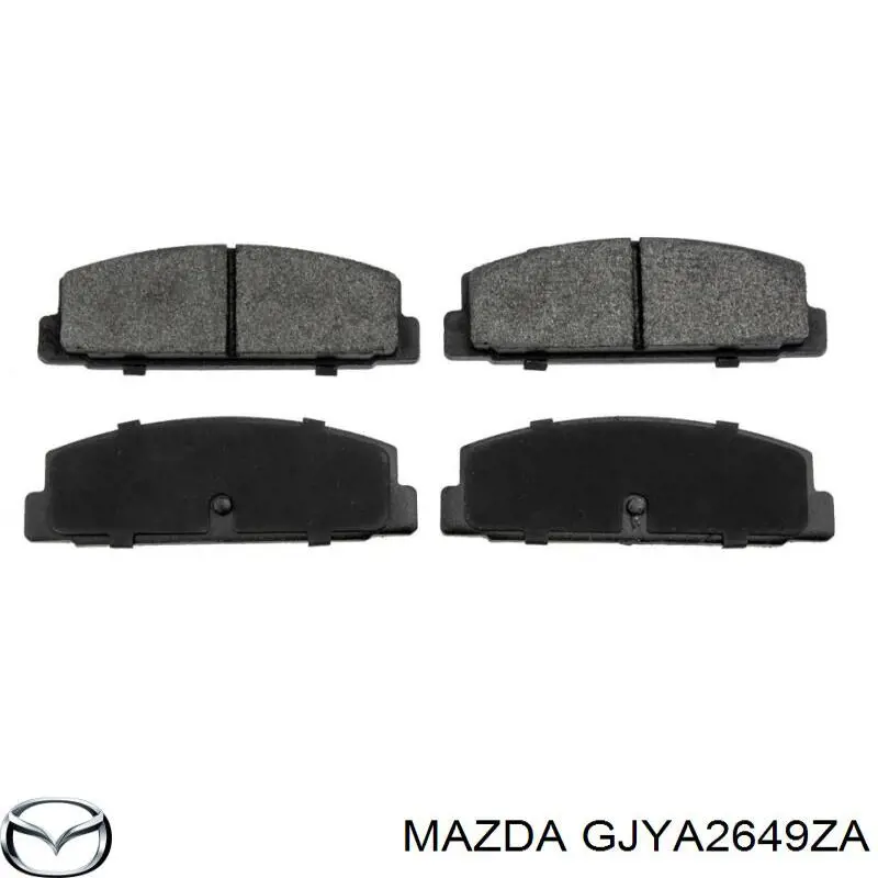 Купити GJYA2649ZA Mazda Пластина протискрипна кріплення гальмівної колодки, задня