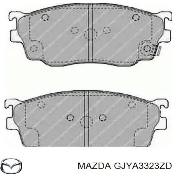 GJYA3323ZD Mazda Передні гальмівні колодки