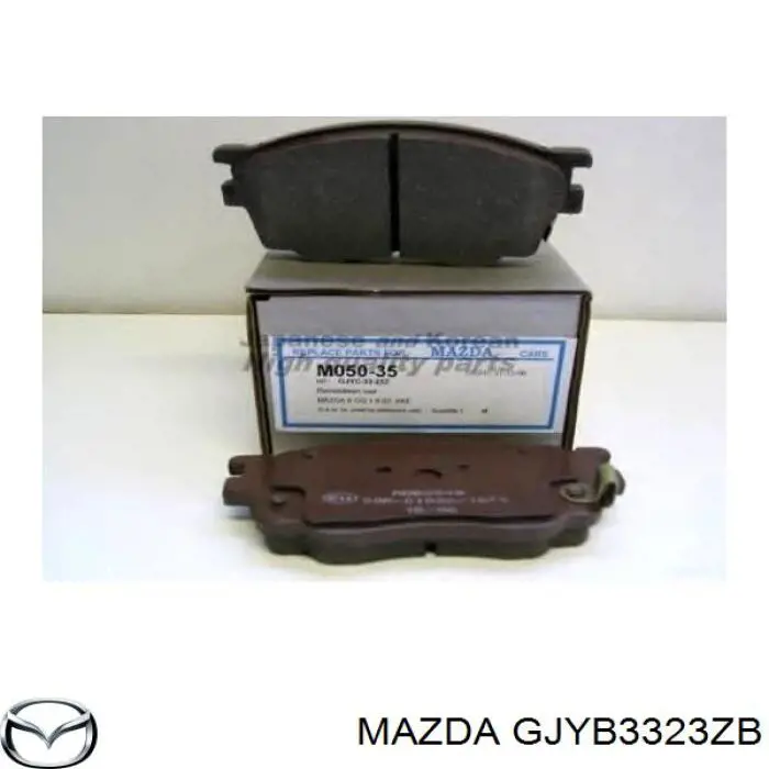 Колодки гальмівні передні, дискові GJYB3323ZB Mazda