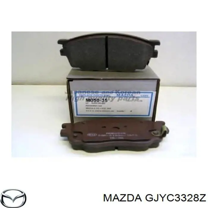 Гальмівні колодки Mazda GJYC3328Z ціна, від 19.93 USD