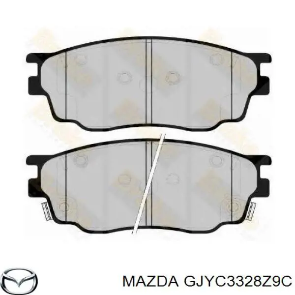 GJYC3328Z9C Mazda Передні гальмівні колодки