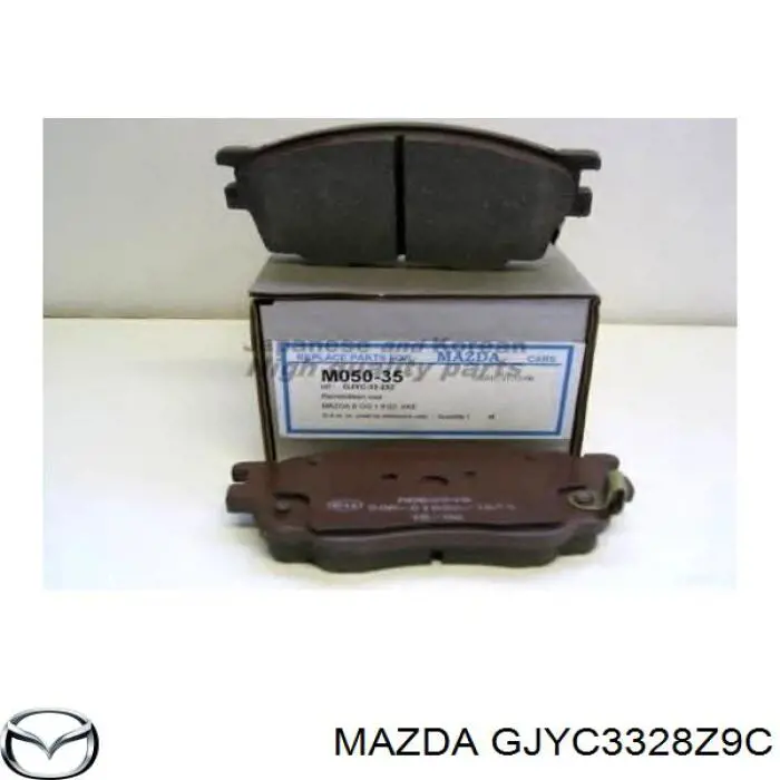 GJYC3328Z9C Mazda колодки гальмівні передні, дискові