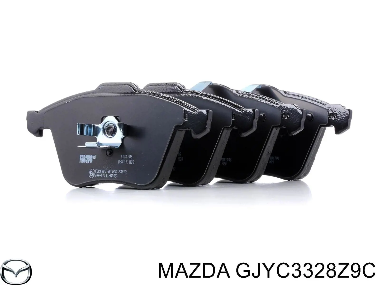 Тормозні колодки Mazda GJYC3328Z9C