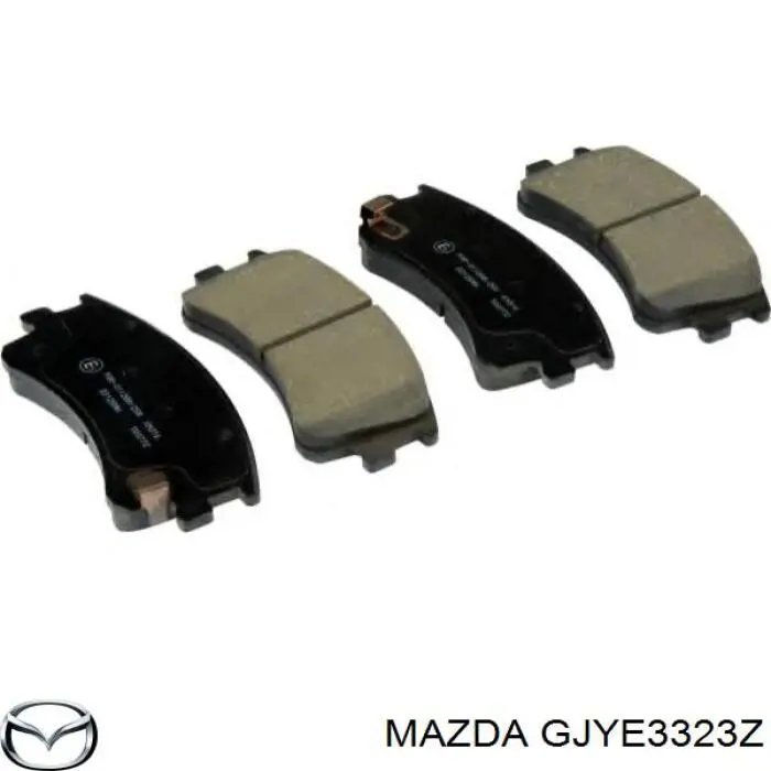 Колодки гальмівні передні, дискові GJYE3323Z Mazda