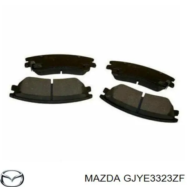 Тормозні колодки Mazda GJYE3323ZF