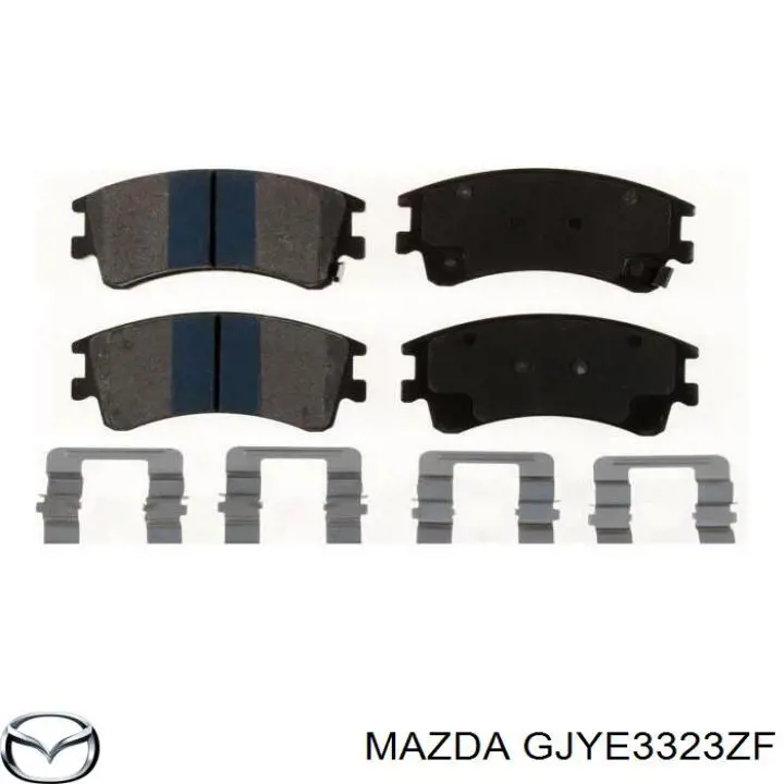 Гальмівні колодки Mazda GJYE3323ZF ціна, від 18.04 USD