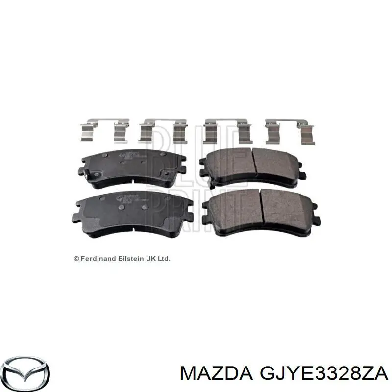 Гальмівні колодки Mazda GJYE3328ZA ціна, від 18.16 USD