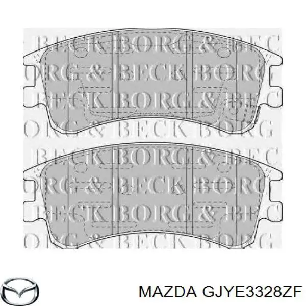 Передні тормозні колодки GJYE3328ZF Mazda