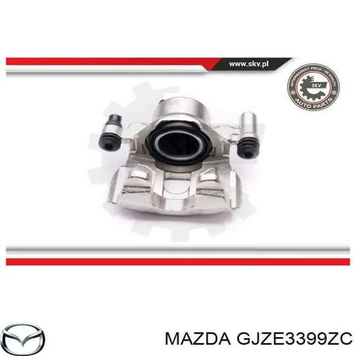 Супорт гальмівний передній лівий Mazda GJZE3399ZC ціна, від 32.94 USD