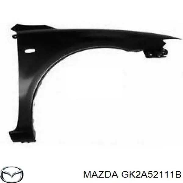 Крило переднє праве на Mazda 6 GG