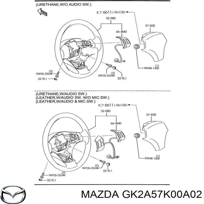 GK2A57K00A02 Mazda 