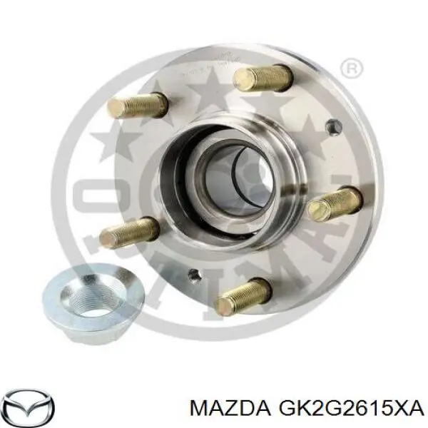  Задня маточина Mazda 626 5