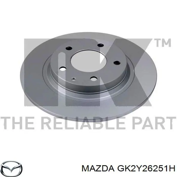 GK2Y26251H Mazda Дискові гальма