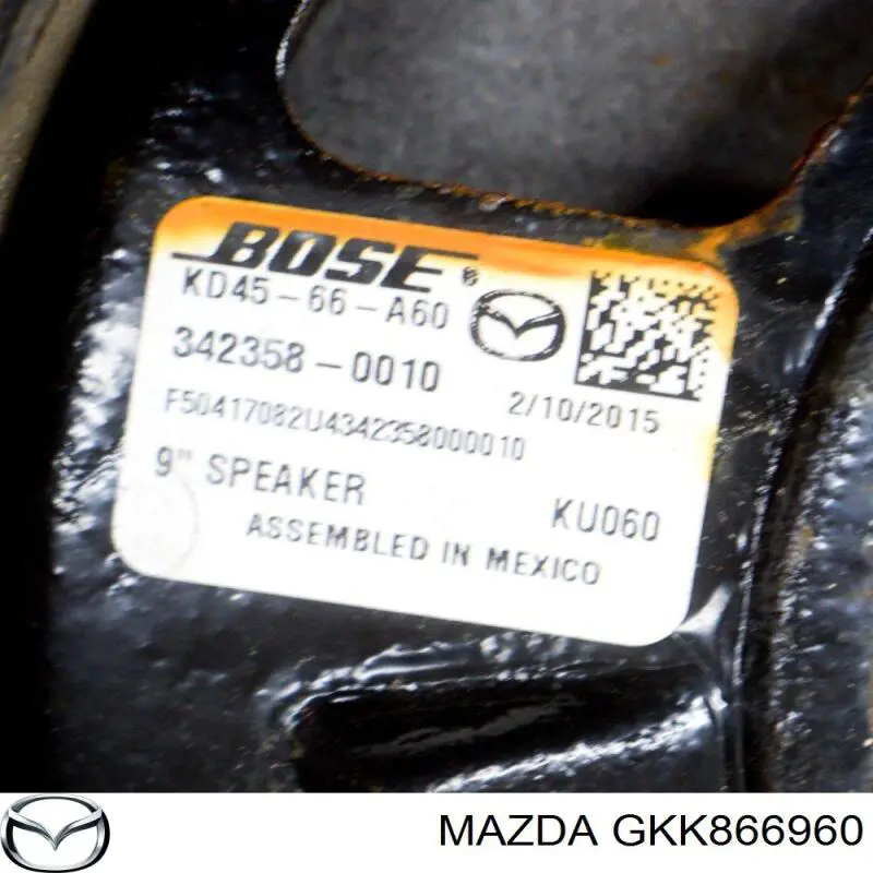  Mazda GKK866960