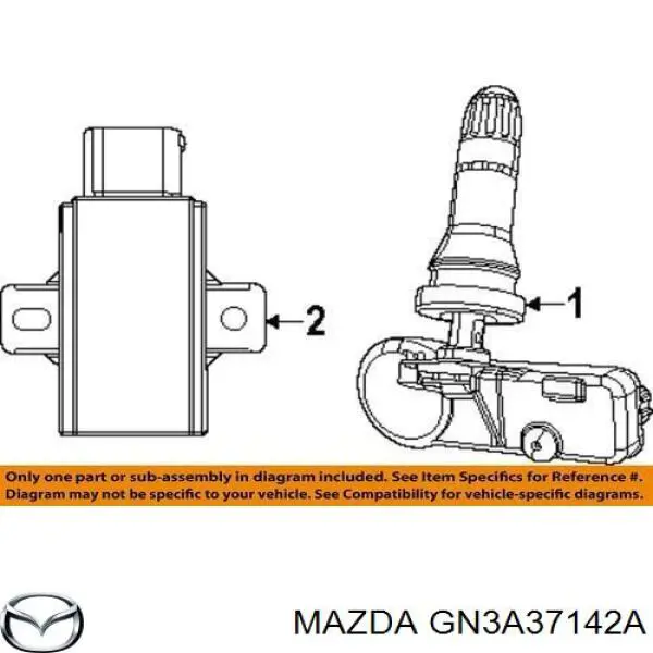 Купити GN3A37142A Mazda 