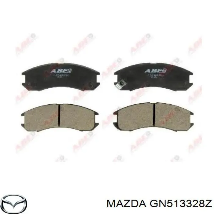 Колодки гальмівні передні, дискові GN513328Z Mazda