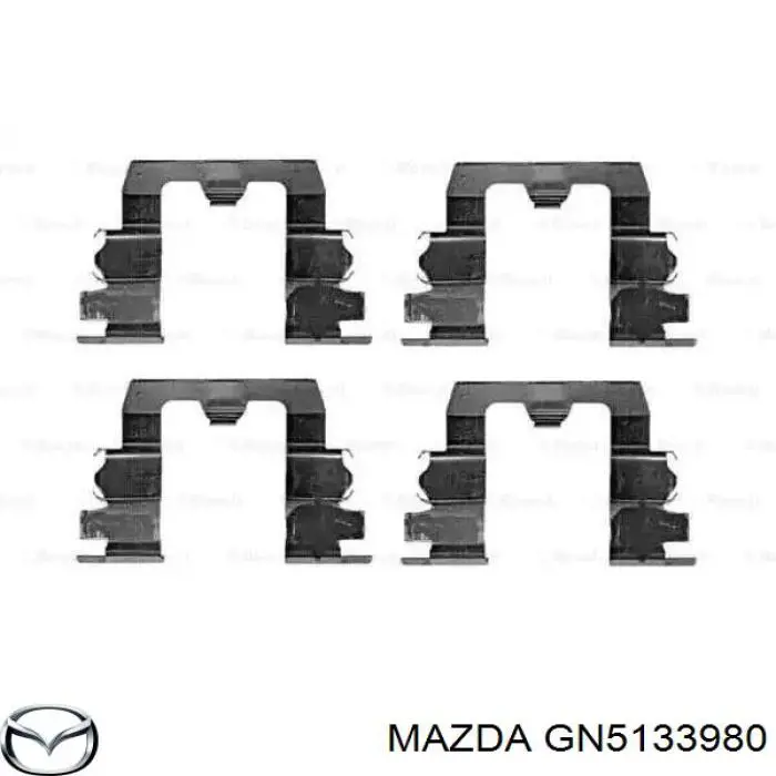 Супорт гальмівний передній правий GN5133980 Mazda